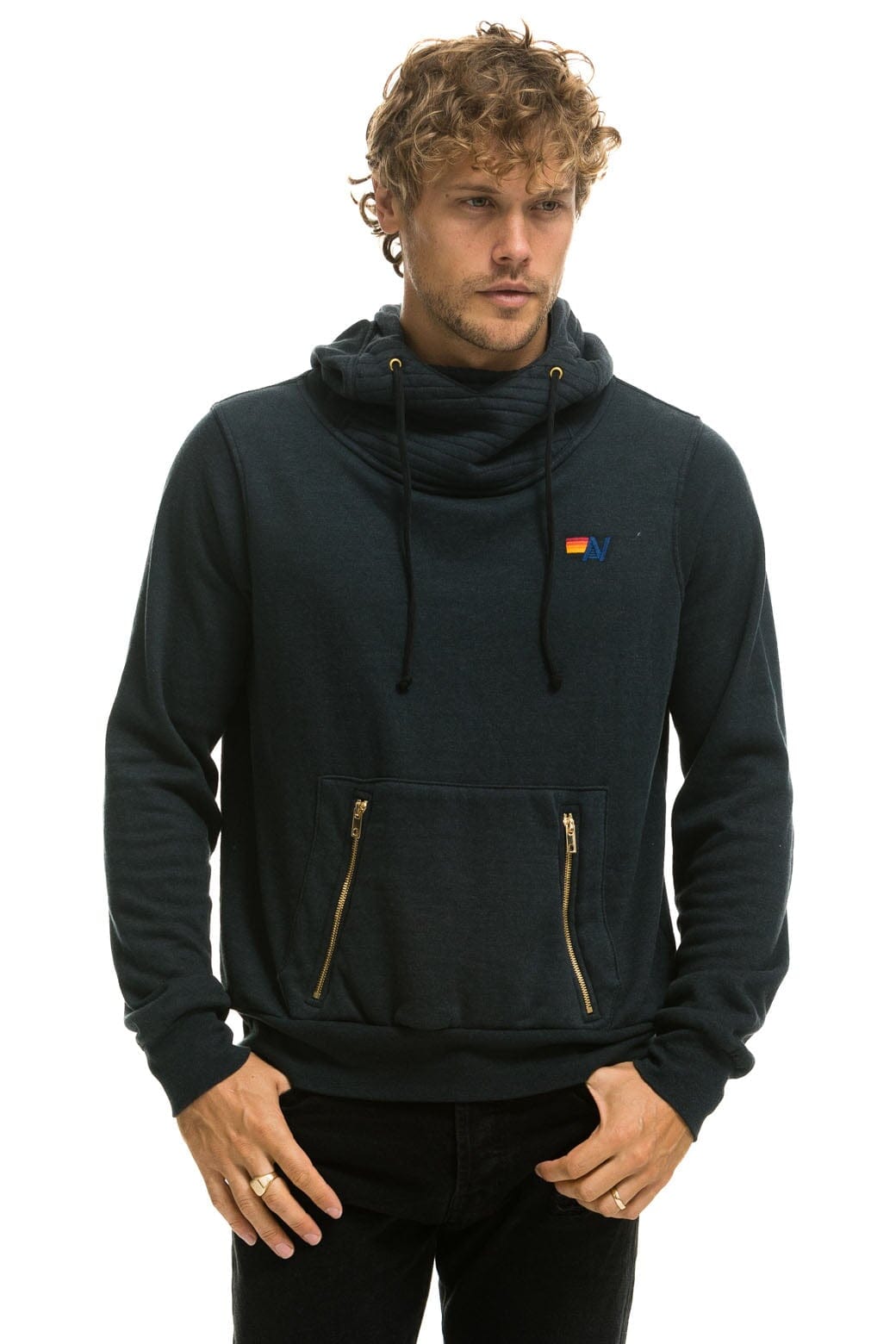 NINJA PULLOVER HOODIE -CHARCOAL