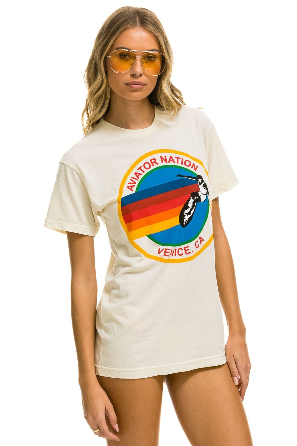 SIGNATURE VENICE TEE - VINTAGE WHITE