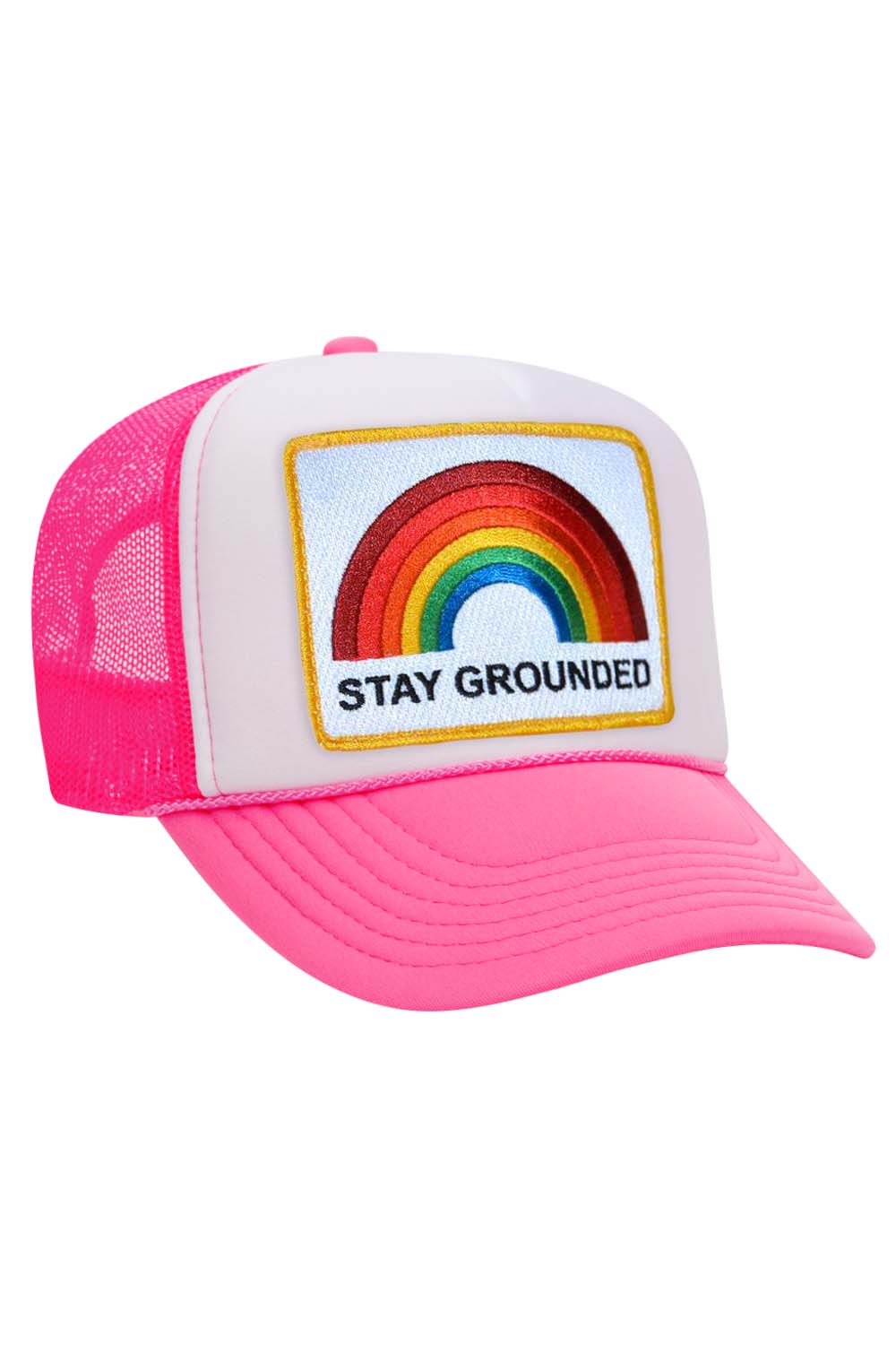 STAY GROUNDED TRUCKER HAT
