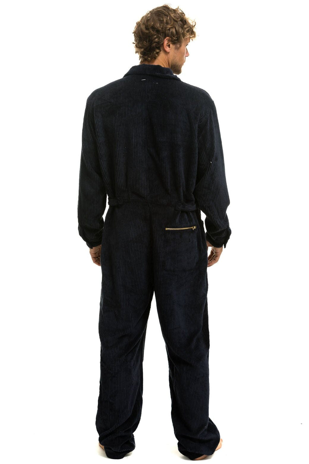 UNISEX CORDUROY FLIGHT SUIT - NAVY