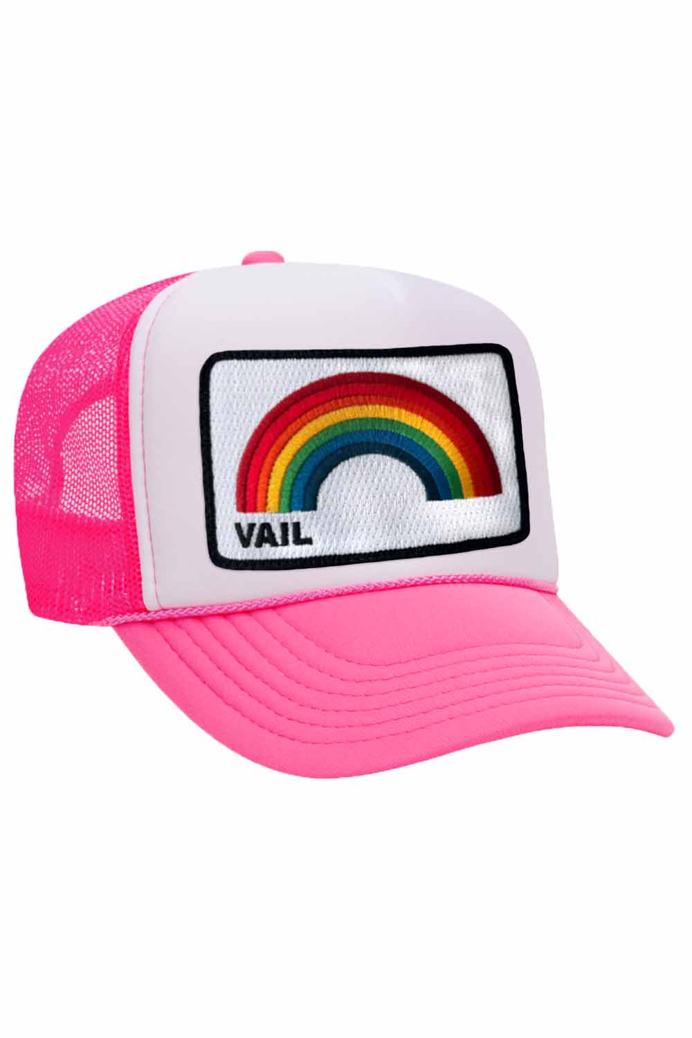 VAIL RAINBOW VINTAGE LOW RISE FOAM TRUCKER HAT