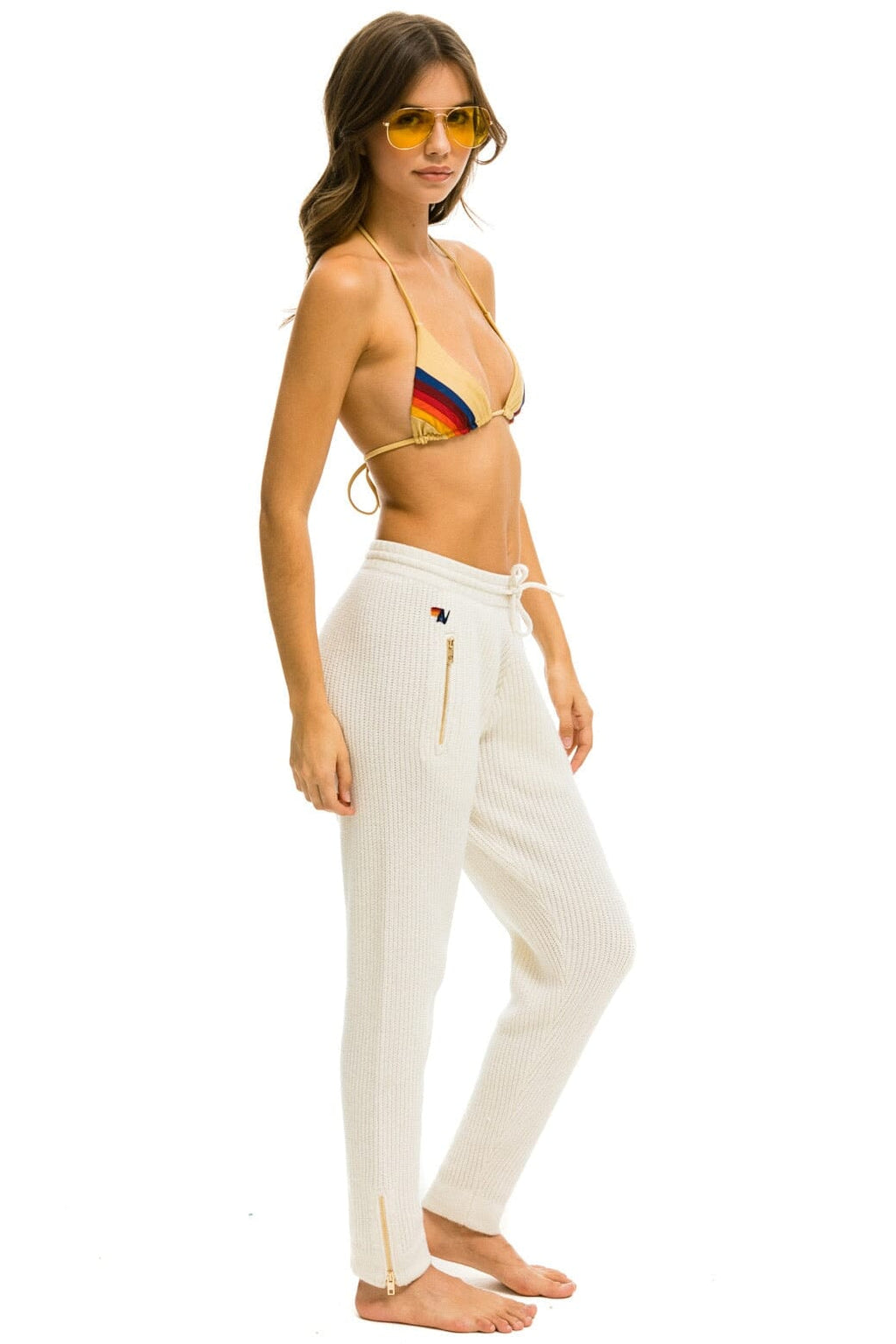 VINTAGE CABIN CASHMERE SWEATER PANT - VINTAGE WHITE