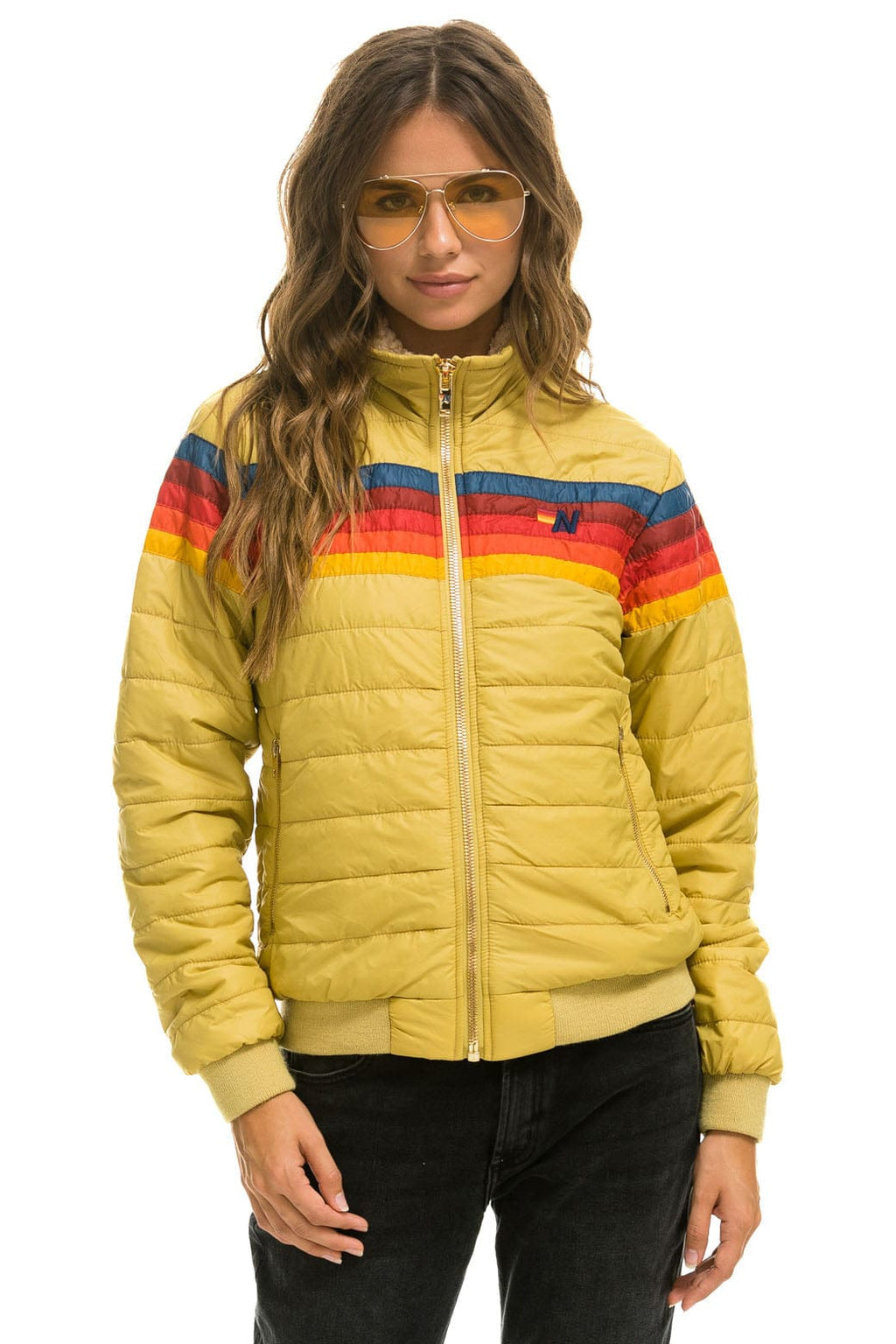 5 STRIPE JACKET - KHAKI