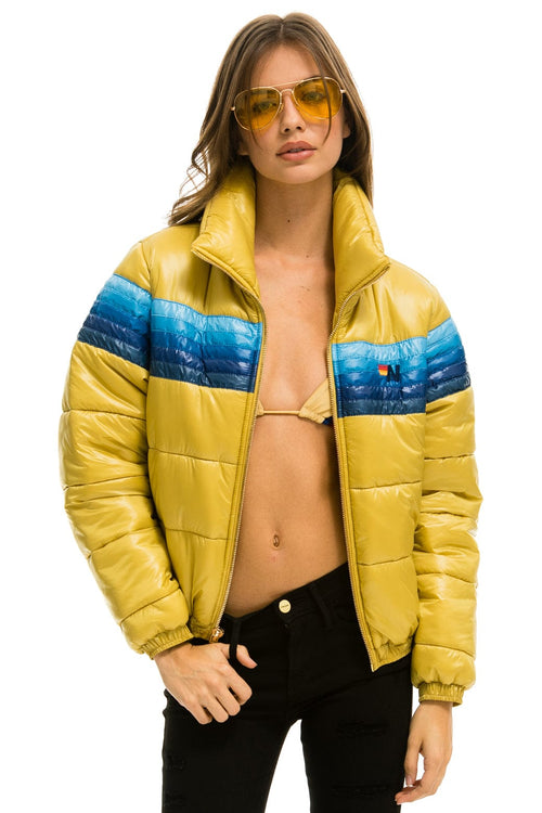 5 STRIPE APRES JACKET - GLOSSY KHAKI