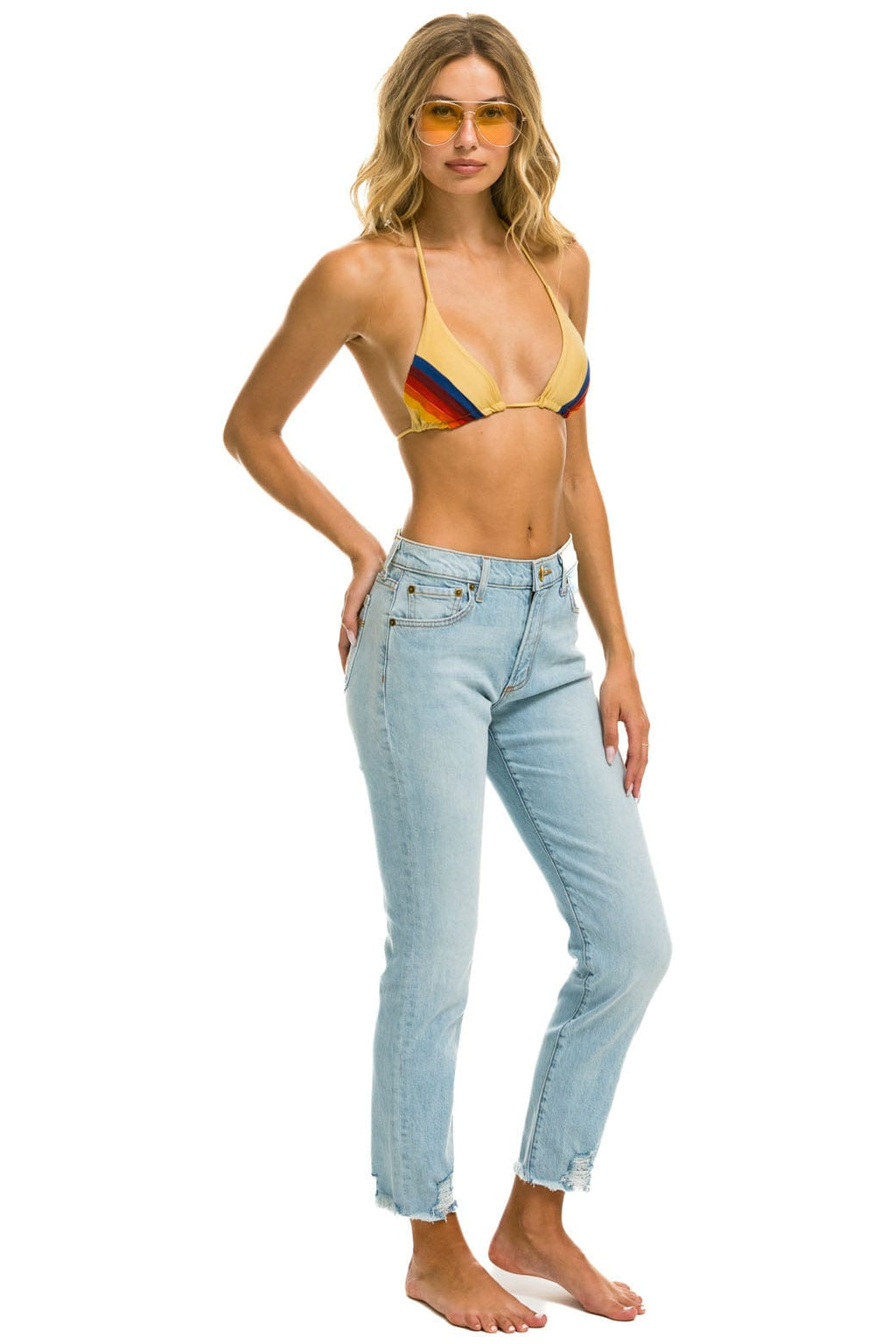 MID RISE SLIM SURFER JEAN - SUPER LIGHT
