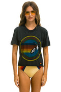 SIGNATURE ATX BOYFRIEND TEE - CHARCOAL