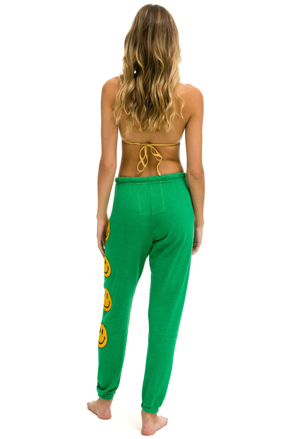 SMILEY 2 SWEATPANTS - KELLY GREEN